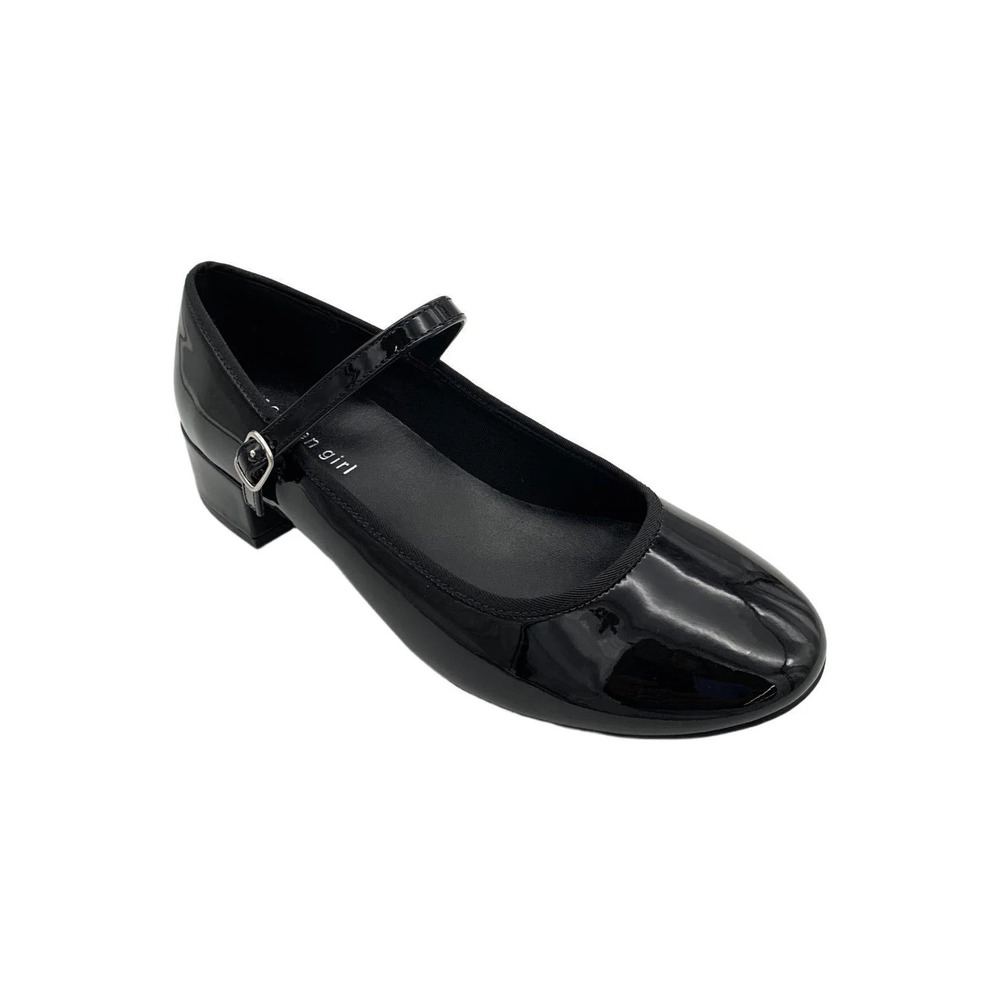 Madden Girl Black Patent Mary Jane Flats